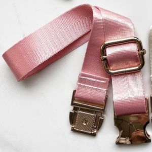 Light Pink Fanny Pack Extender w/ Gold Hardware